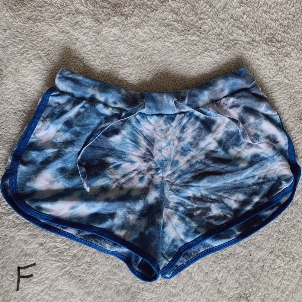 Tie dye dolphin shorts